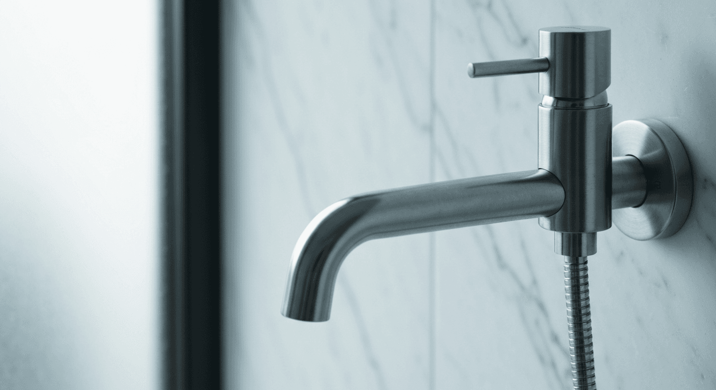 Chrom-Detail im Bath-Kontext