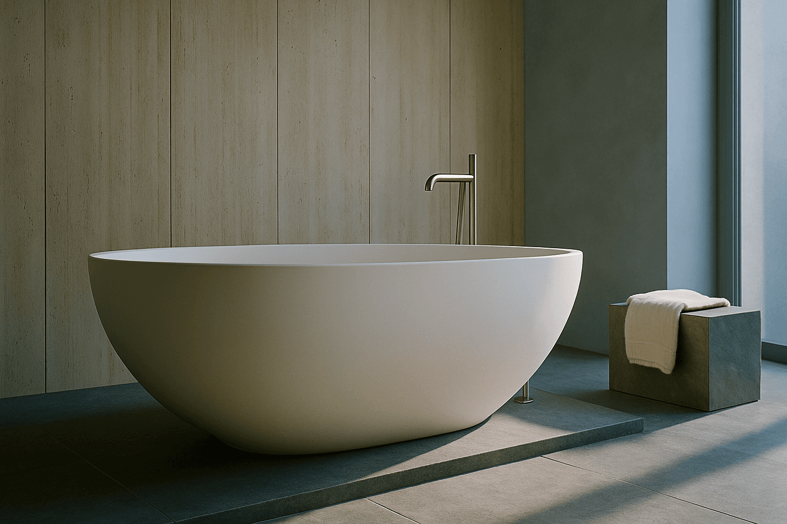Freistehende Badewanne