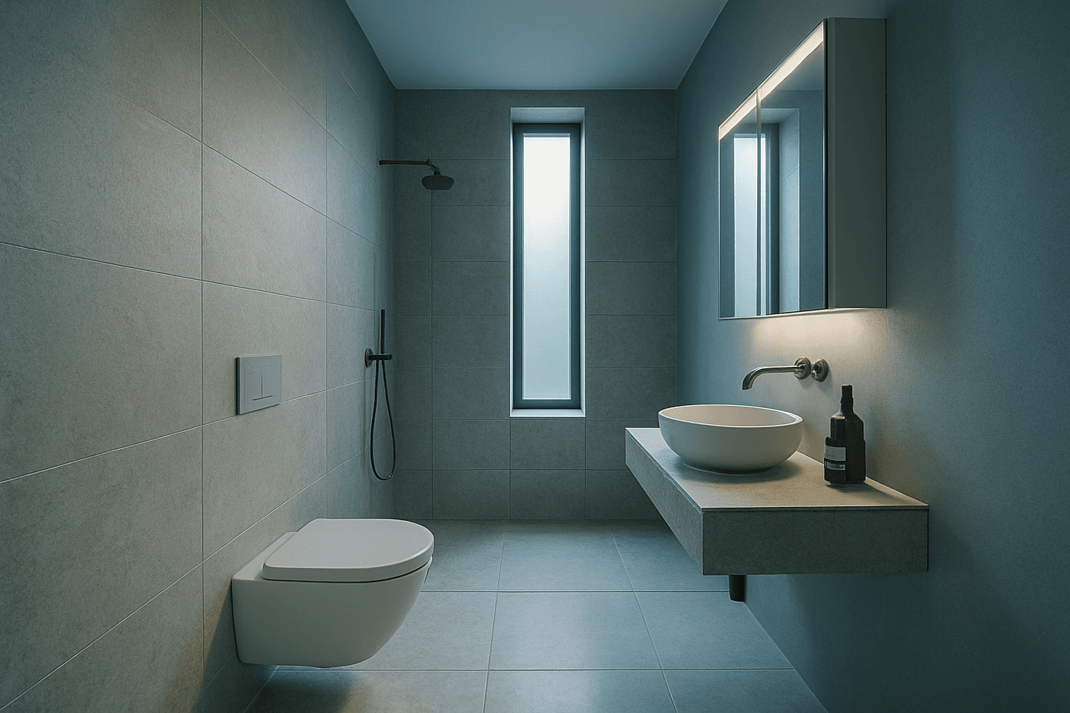 Kleinbad mit Walk-In